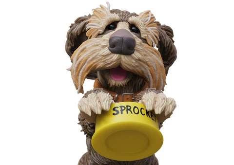 Boss Fight Studios Fraggle Rock - Sprocket NON MINT PACKAGING