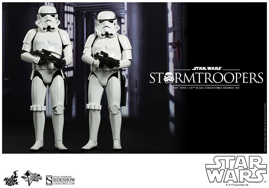 Hot Toys MMS268 Star Wars Stormtrooper 2-Pack 1/6 Scale Figure PRE OWNED