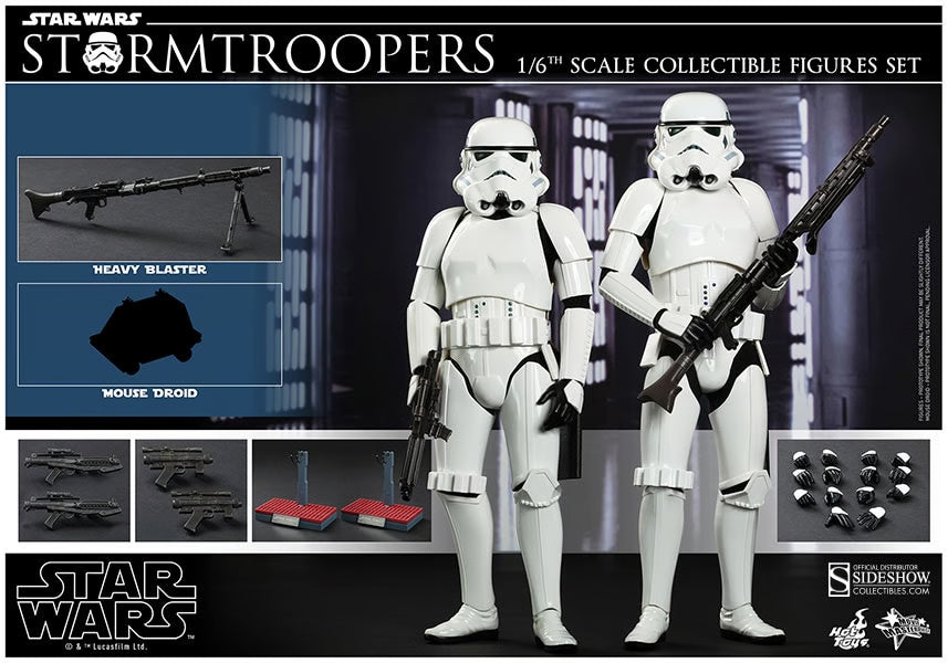 Hot Toys MMS268 Star Wars Stormtrooper 2-Pack 1/6 Scale Figure PRE OWNED