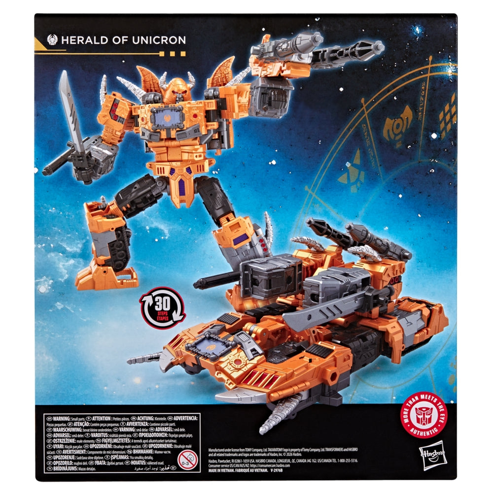 PRE-ORDER Transformers Age of the Primes Leader Herald Of Unicron