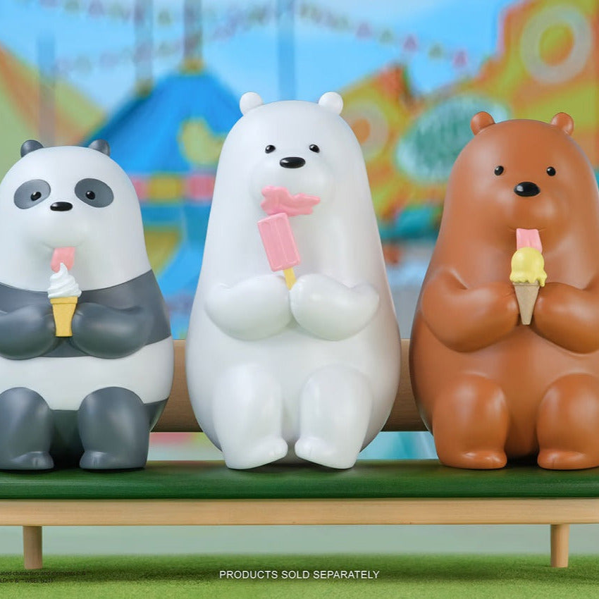 Soap Studio We Bare Bears Ice Crem Lovers Set of 3 Vinyl Collectibles