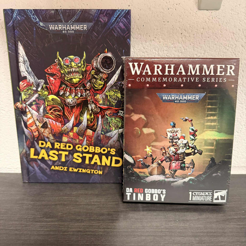 Warhammer 40,000 Da Red Gobbo's Last Stand Novel & Tinboy Model Kit Bundle