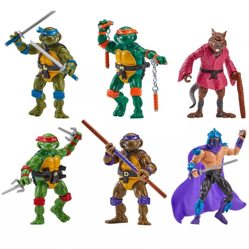 PRE-ORDER Teenage Mutant Ninja Turtles 1988 Remastered 6 Pack