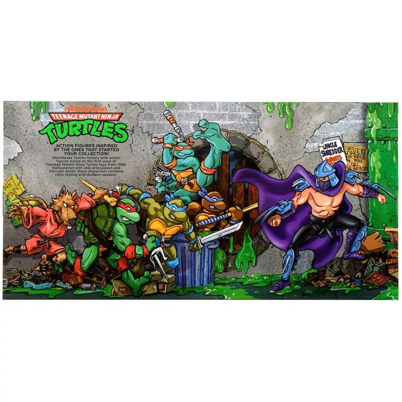 PRE-ORDER Teenage Mutant Ninja Turtles 1988 Remastered 6 Pack