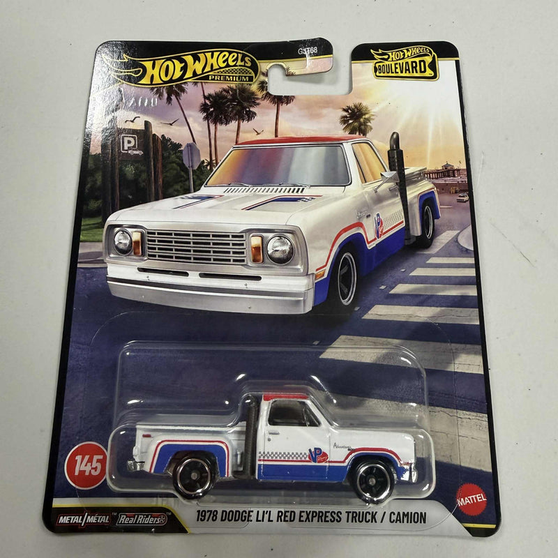 Hot Wheels Premium Boulevard Collection 1978 Dodge Li'l Red Express Truck / Camion