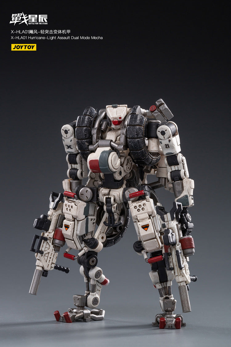 JoyToy Hurricane X-HLA01 Light Assault Dual Mode Mecha (White) 1/18 Scale Collectible Figure