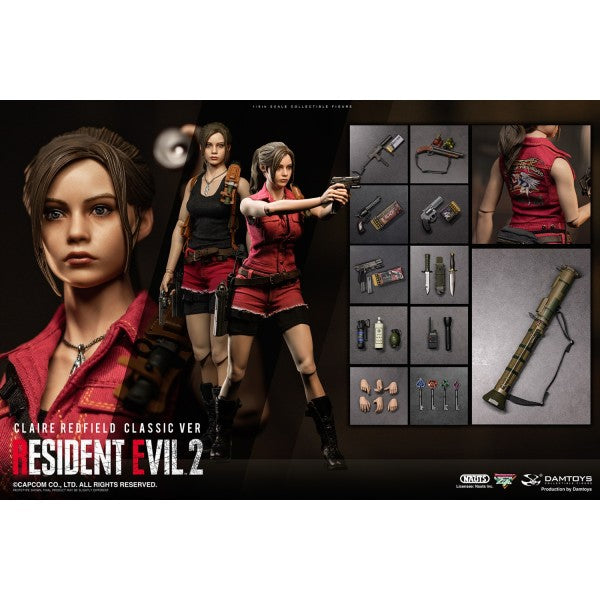 Damtoys Resident Evil 2 Claire Redfield CLASSIC VERSION 1/6 Scale Collectible Figure