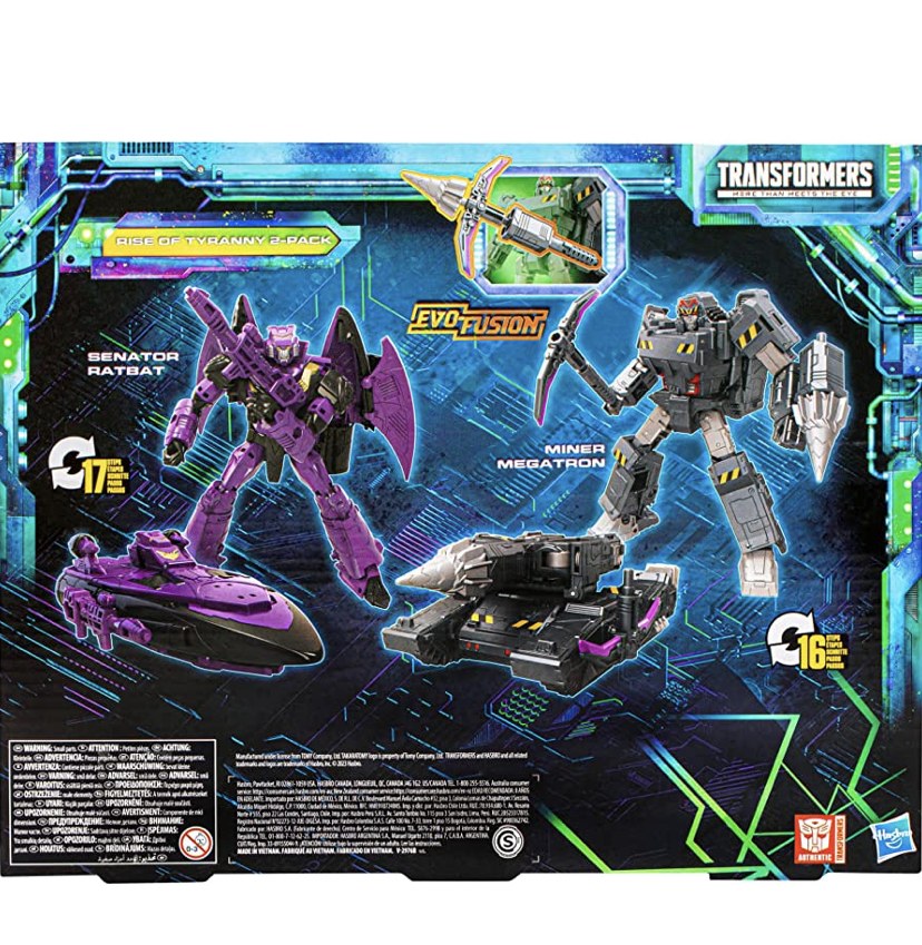 Transformers Legacy Evolution Rise of Tyranny 2 Pack
