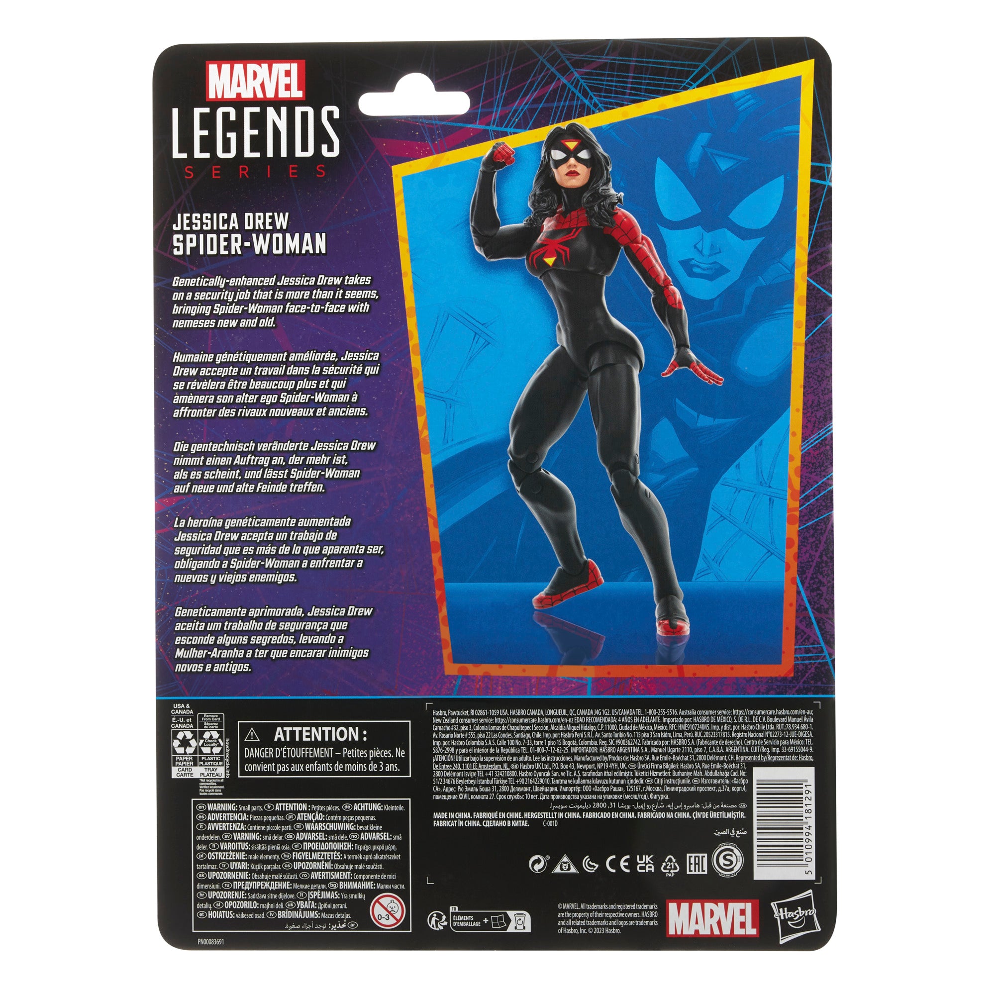 Marvel Legends Retro Spider-Man Jessica Drew Spider-Woman