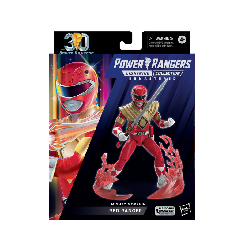 Power Rangers Lightning Collection Remastered Mighty Morphin Red Ranger (BOX NON MINT)