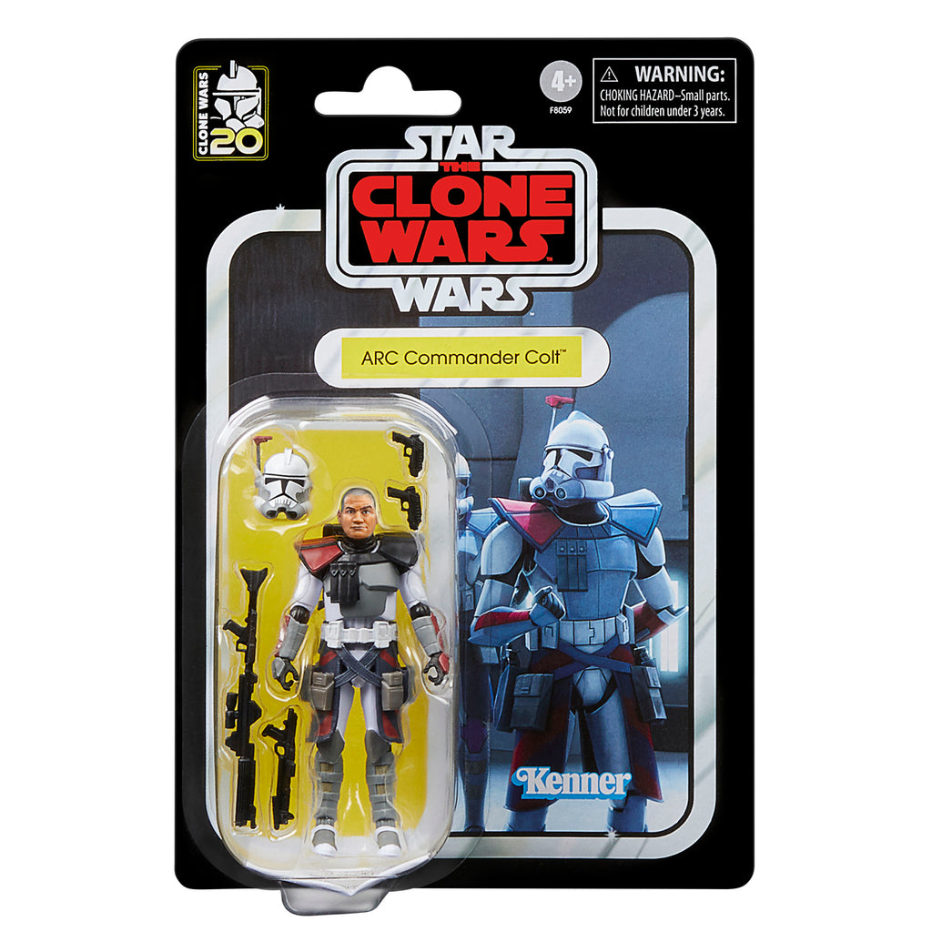 Star Wars Vintage Collection Clone Wars Arc Commander Colt In Demand Toys