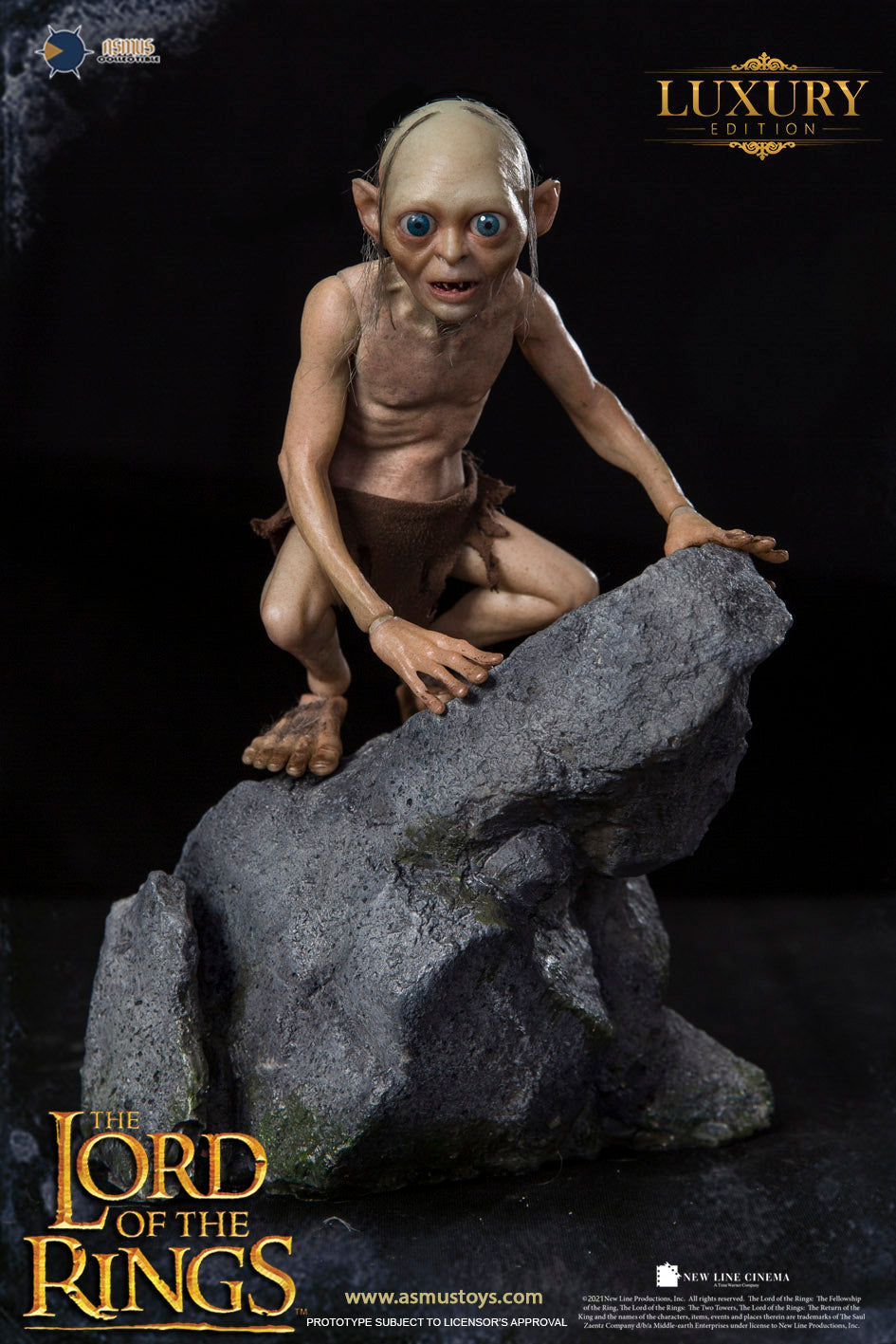 Asmus Toys Lord of the Rings Gollum Luxury Edition 1/6 Collectible Figure Set
