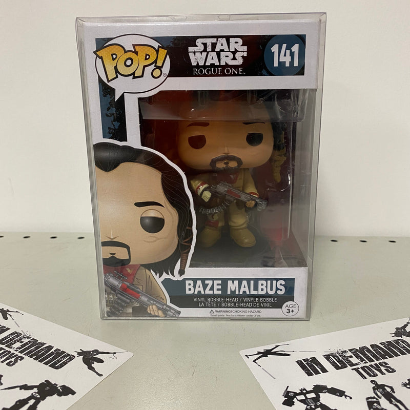 Funko Pop! Vinyl Star Wars Rogue One Baze Malbus #141 - PRE OWNED