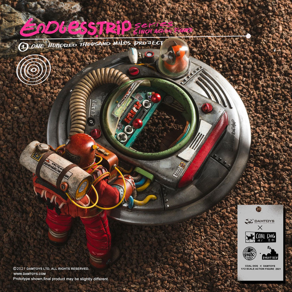 DamToys Coal Dog Endlesstrip Series Action Figure 1/12 Scale One Hundred Thousand Miles Project NON MINT