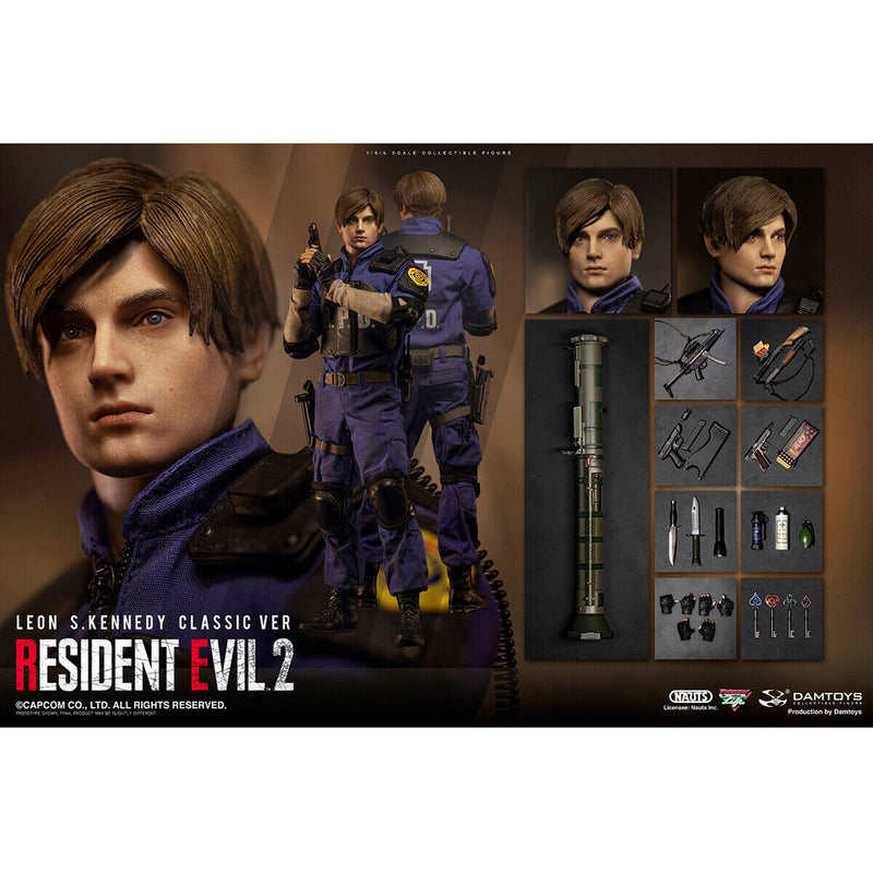 DAMTOYS 1/6 Resident Evil 2 Leon S. Kennedy Classic Costume