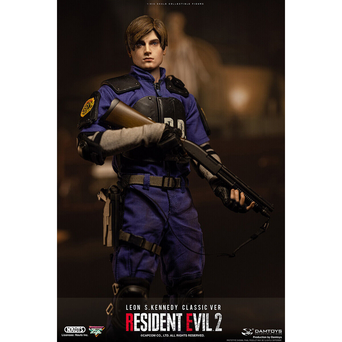 DAMTOYS 1/6 Resident Evil 2 Leon S. Kennedy Classic Costume