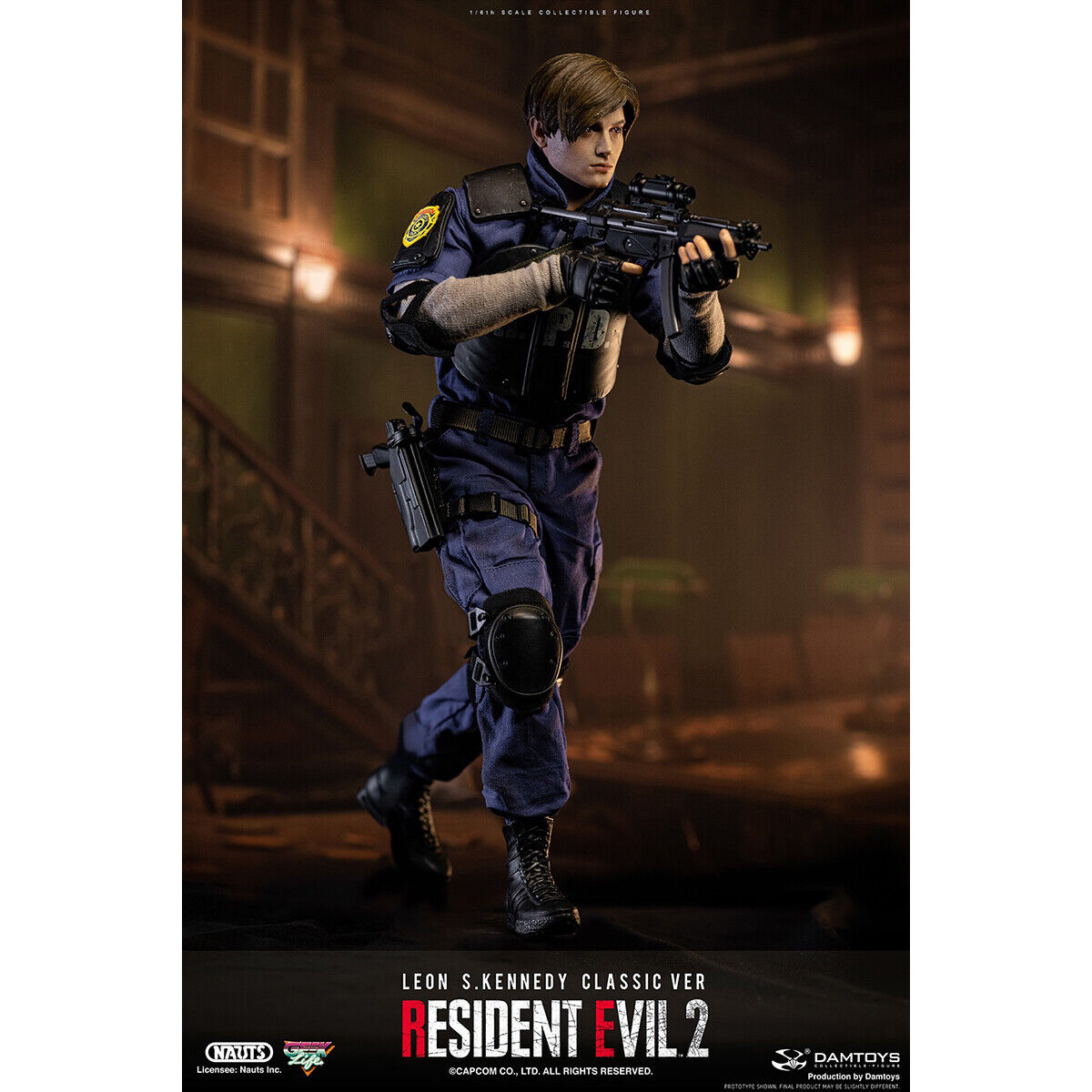 DAMTOYS 1/6 Resident Evil 2 Leon S. Kennedy Classic Costume