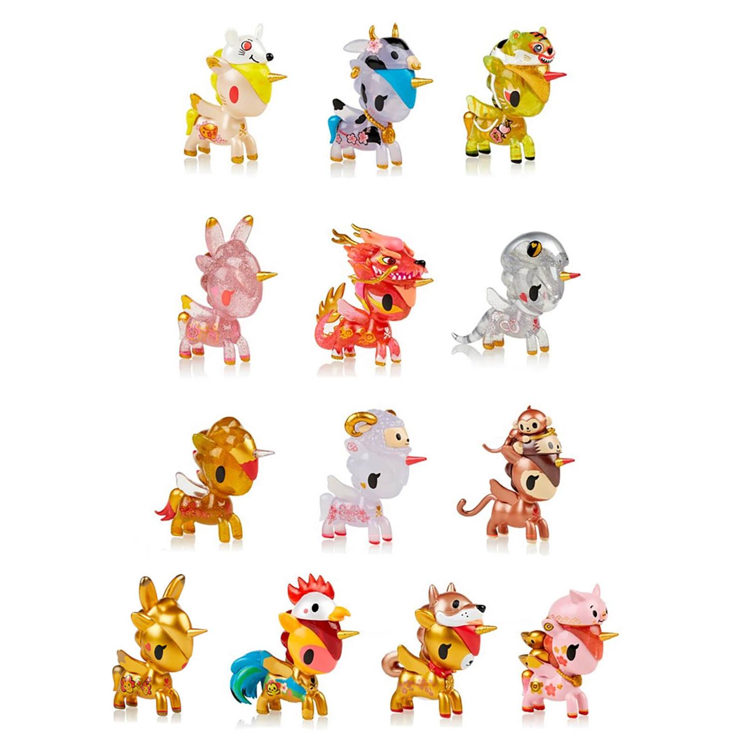 Tokidoki Lunar Calendar Unicorno Metallico Blind Box