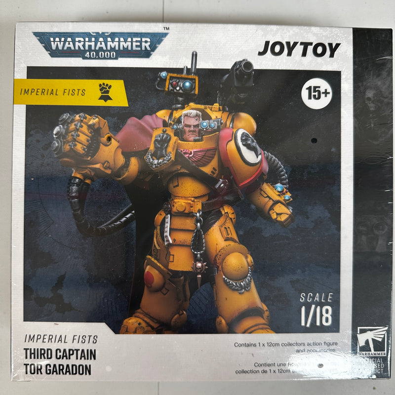 JOYTOY Warhammer 1/18 Imperial Fists Third Captain Tor Garadon