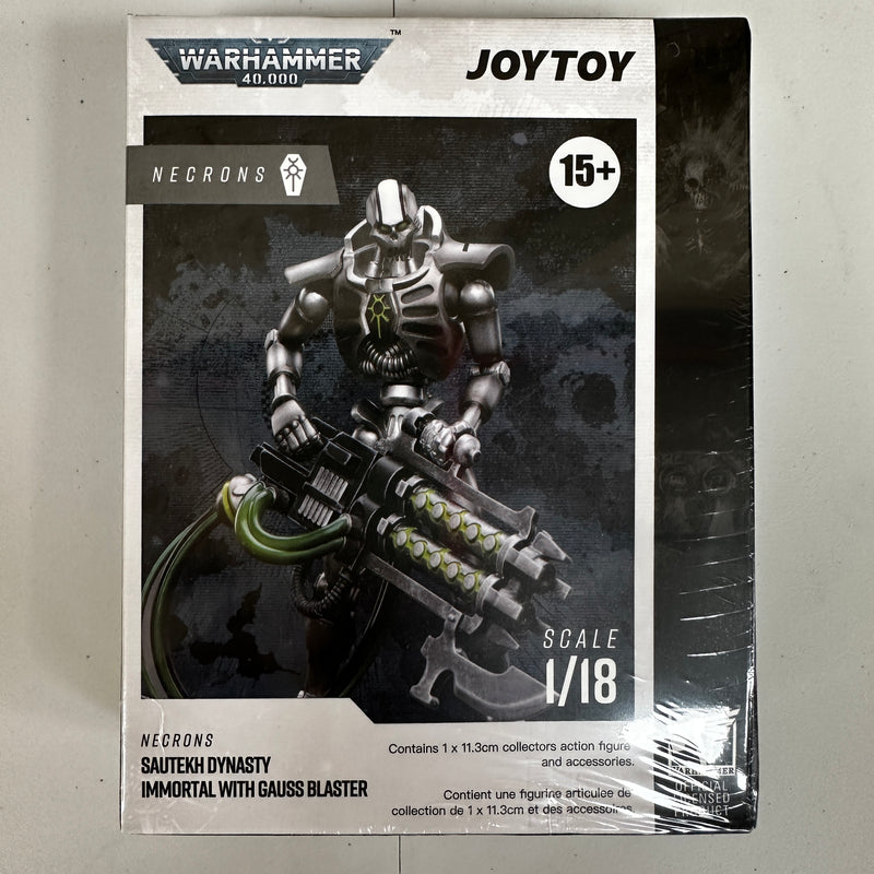 JOYTOY Warhammer 1/18 Necrons Sautekh Dynasty Immortal With Gauss Blaster