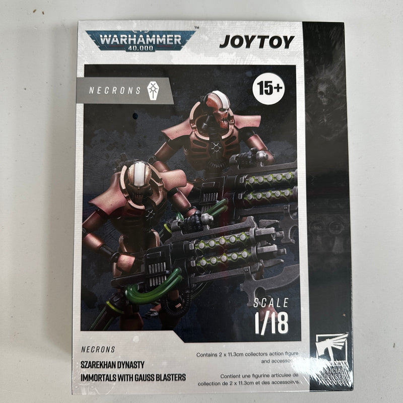 JOYTOY Warhammer 1/18 Szarekhan lmmortal with Gauss Blaster