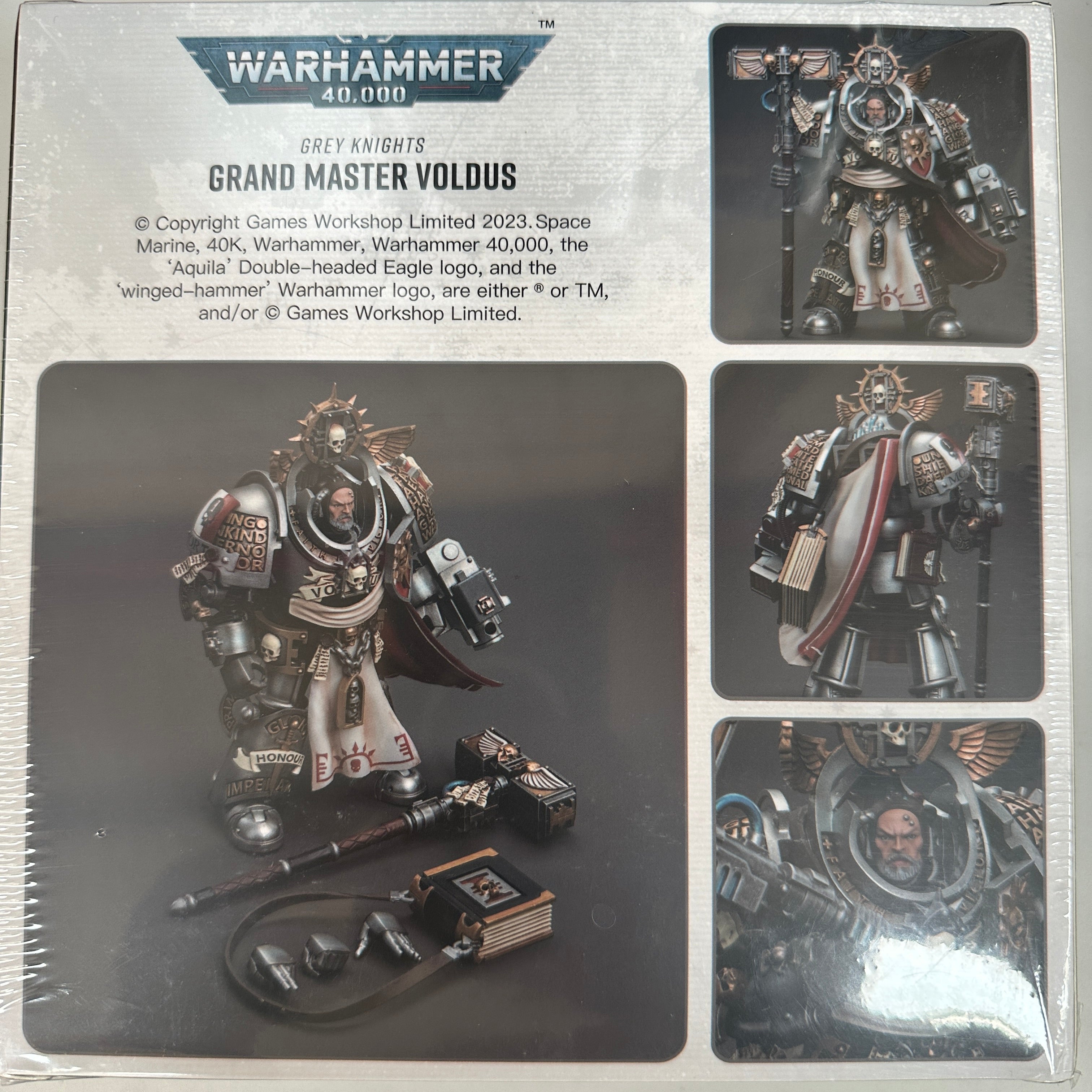 JOYTOY Warhammer 1/18 Grey Knights Grand Master Voldus