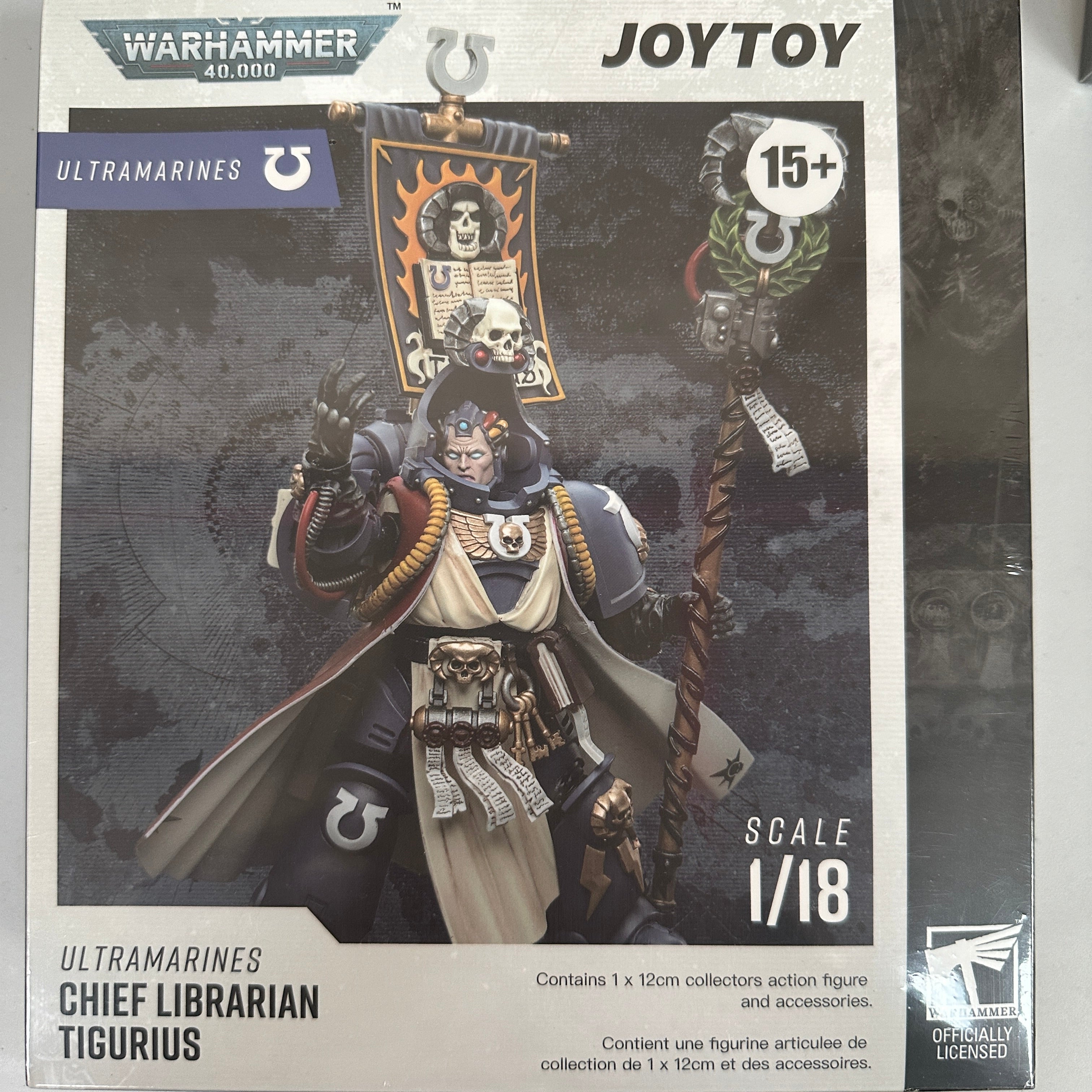 JOYTOY Warhammer 1/18 Ultramarines Chief Librarian Tigurius
