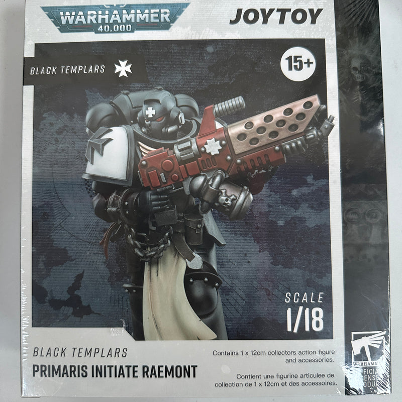 JOYTOY Warhammer 1/18 Black Templars Primaris Initiate Brother Raemont