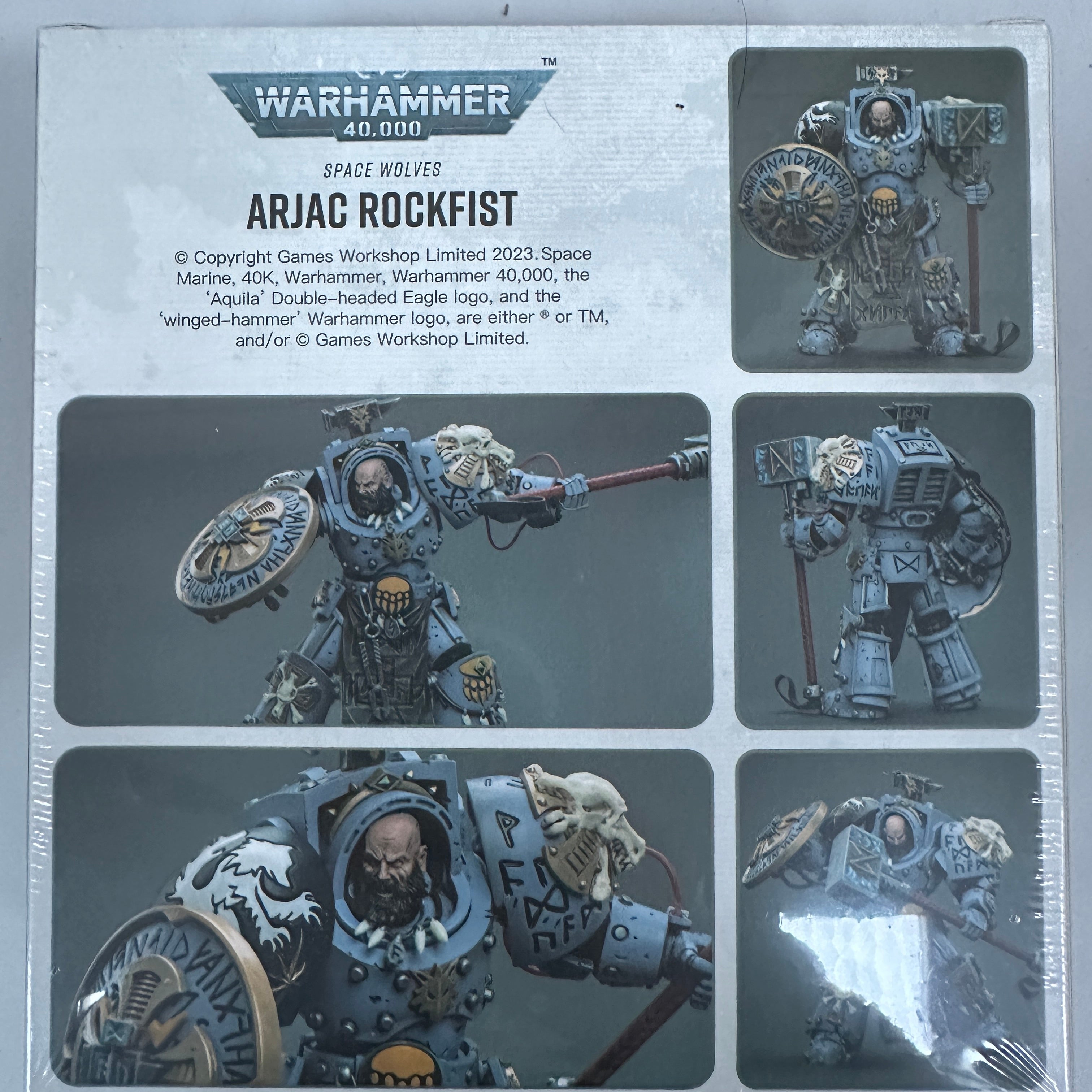 JOYTOY Warhammer 1/18 Space Wolves Arjac Rockfist