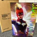 Hot Toys Captain Marvel Deluxe Version 1/6 Scale PRE OWNED