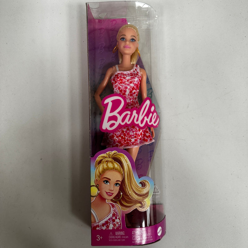 Barbie Fashionista Doll Pink & White Dress