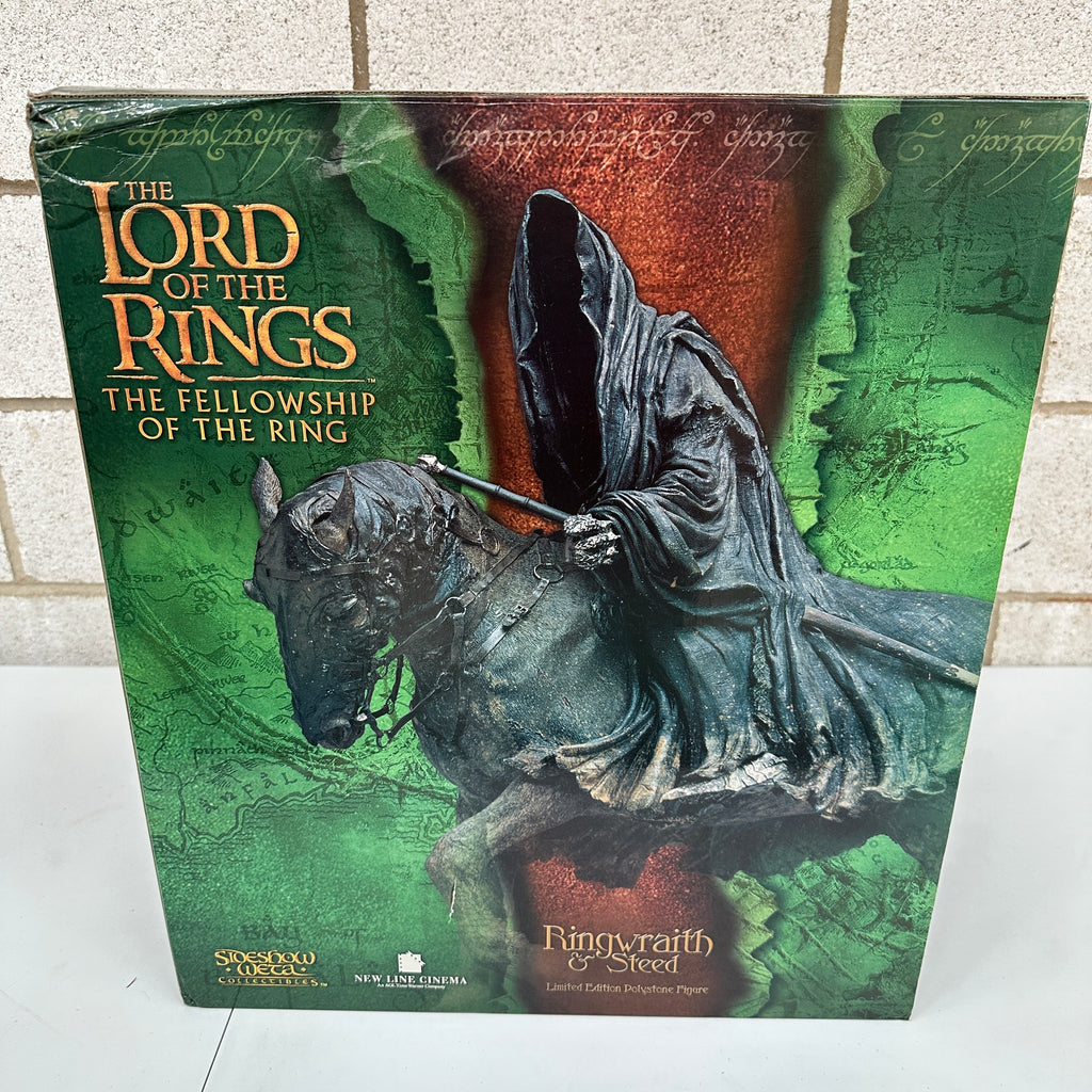 LOTR SIDESHOW MORGUL LORD RINGWRAITH REAPER NAZGUL & STEED STATUE FIGURE BUST LE | #458760174