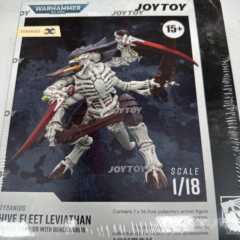 JOYTOY 1/18 Warhammer 40K Tyranids Hive Fleet Leviathan Tyranid Warrior with Boneswords