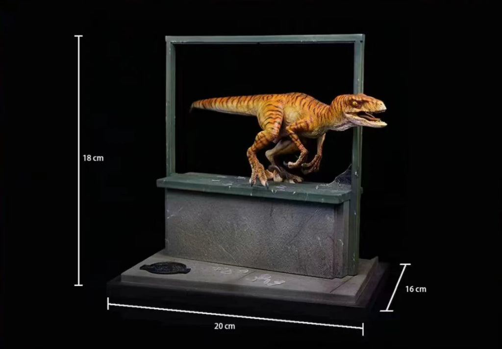 Dino Dream Jurassic Park The Lost World Raptor On The Window 1/15 Scal ...