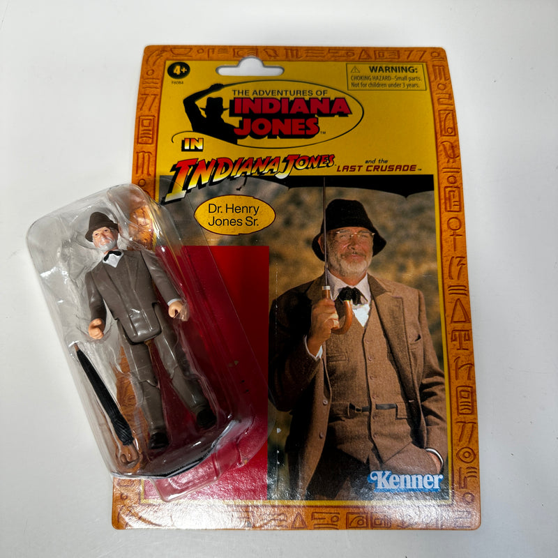 Indiana Jones Retro Last Crusade Henry Jones (Figure Off Cardback)