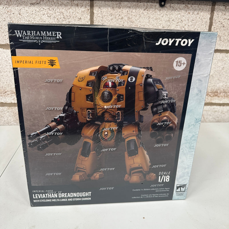 JOYTOY 1/18 Warhammer The Horus Heresy Imperial Fists Leviathan Dreadnought  NON MINT BOX