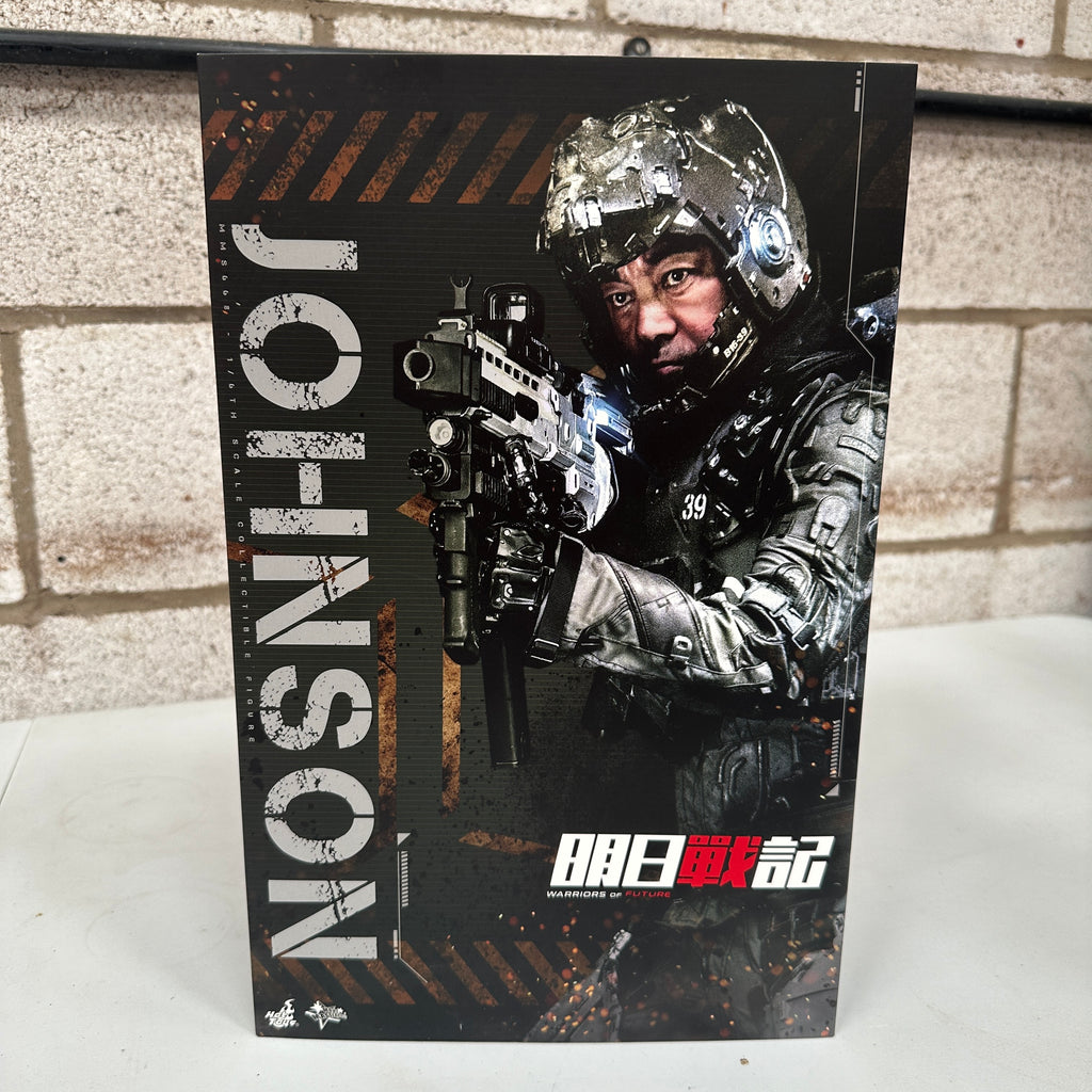 Hot Toys Warriors of Future Johnson MMS668 1/6 Scale Figure PRE OWNED ...