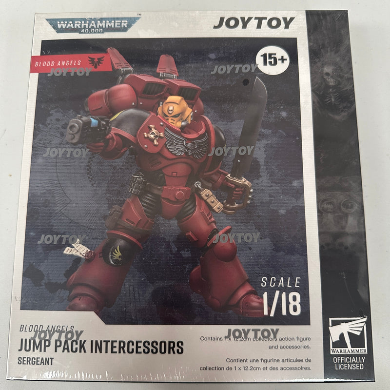 JOYTOY 1/18 Warhammer Blood Angels Jump Pack Intercessors Sergeant