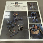 JOYTOY 1/18 Warhammer Space Marine 2 Ultramarines Lieutenant Titus