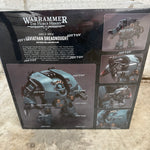 JOYTOY 1/18 Warhammer The Horus Heresy Sons of Horus Leviathan Dreadnought with Siege Drill and Siege Claw