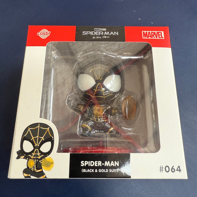 Hot Toys Cosbi Marvel Spider-Man No Way Home Black & Gold Suit