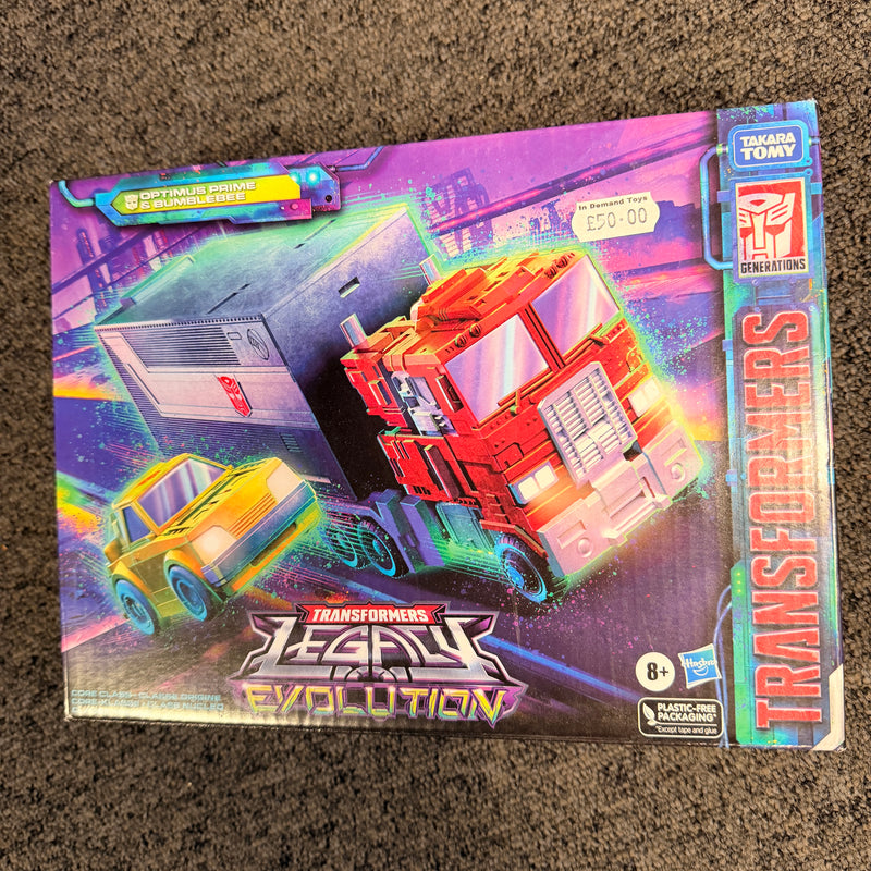 Transformers Legacy Evolution Optimus Prime & Bumblebee