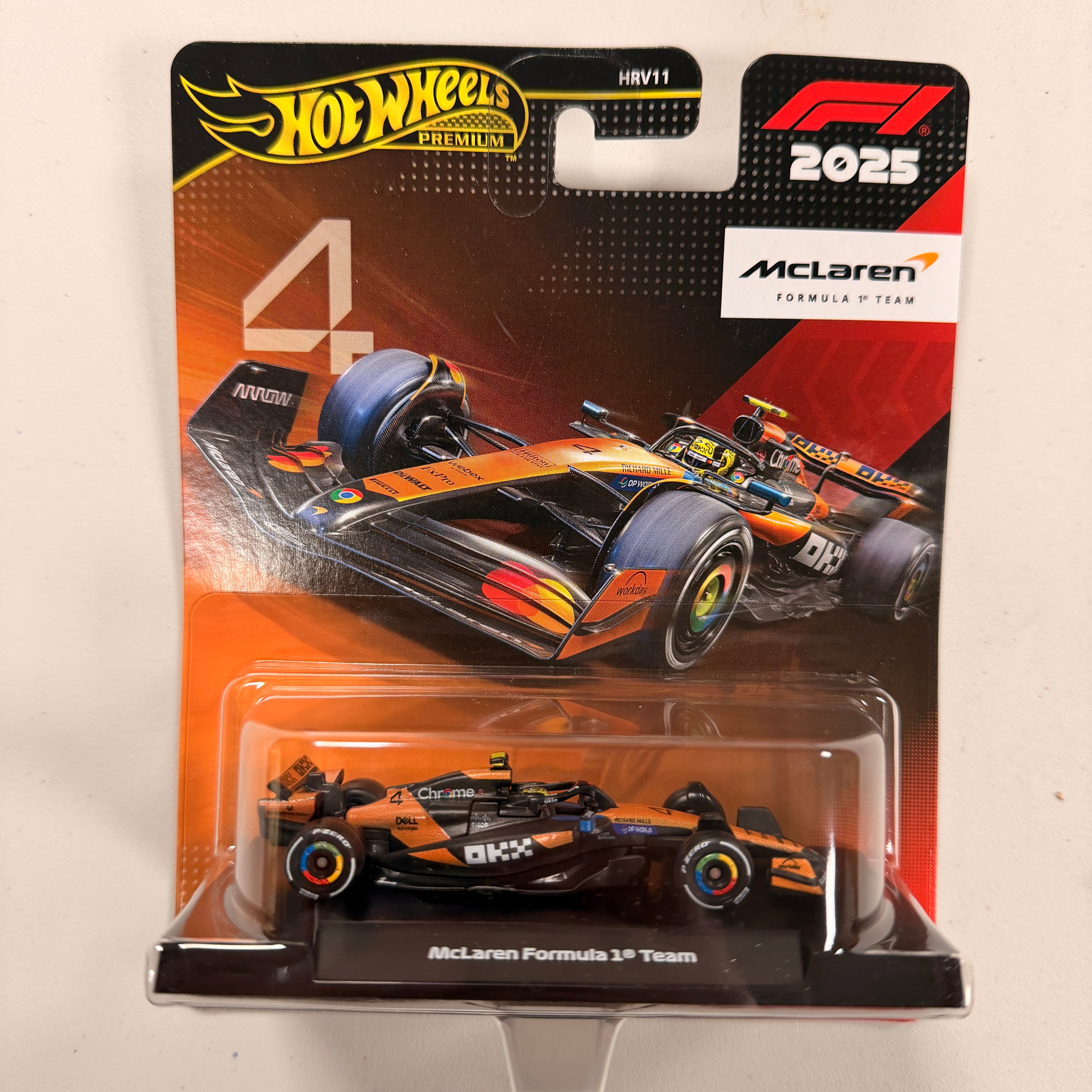 Hot Wheels Premium Formula 1 2025 McLaren F1 Team #4 – In Demand Toys