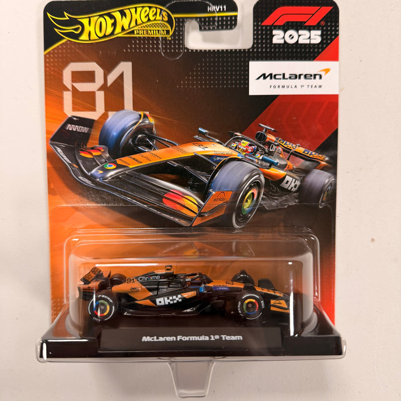 Hot Wheels Premium Formula 1 2025 McLaren F1 Team #81