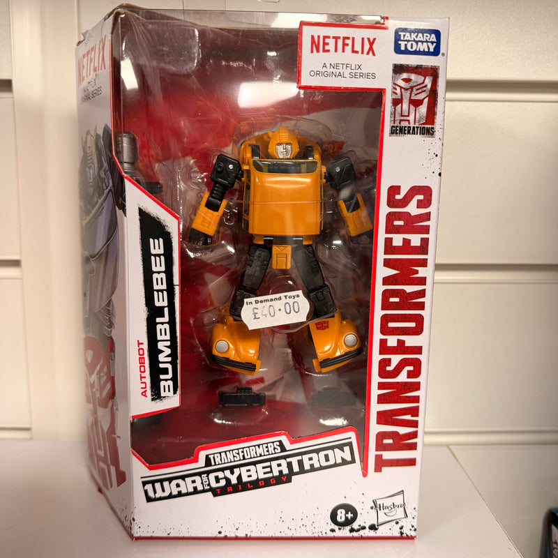 Transformers War For Cybertron Trilogy Netflix Deluxe Bumblebee