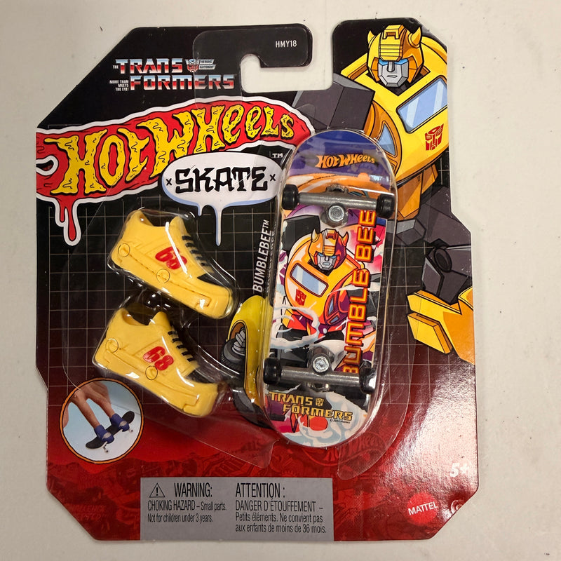 Transformers Hot Wheels Skate Finger Board Bumblebee