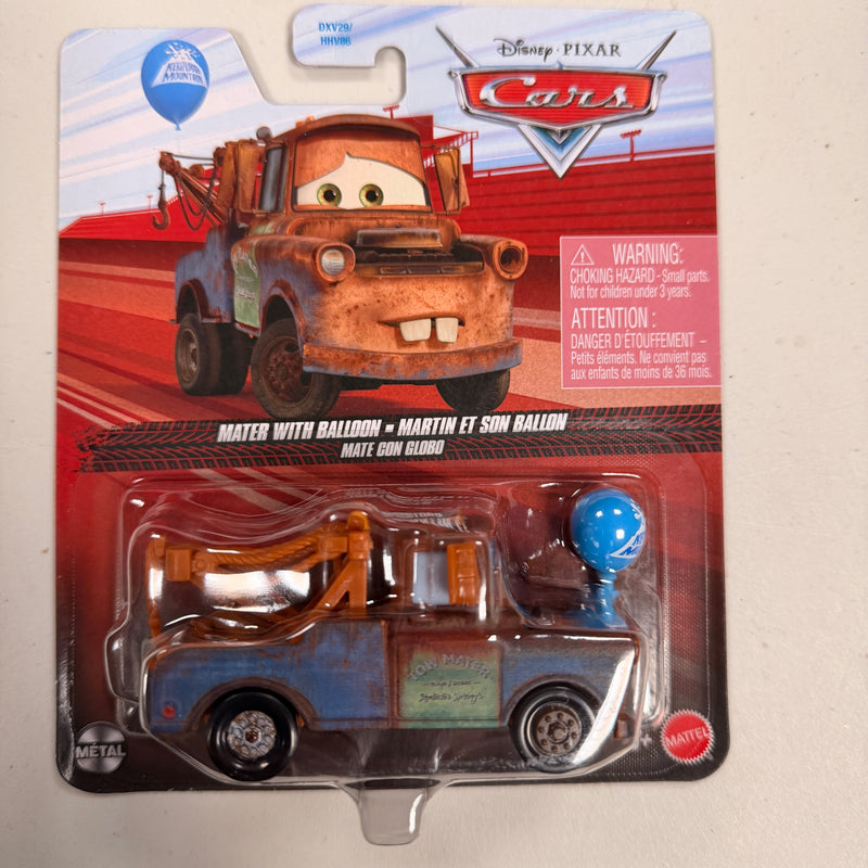Disney Cars Die Cast Mater With Balloon