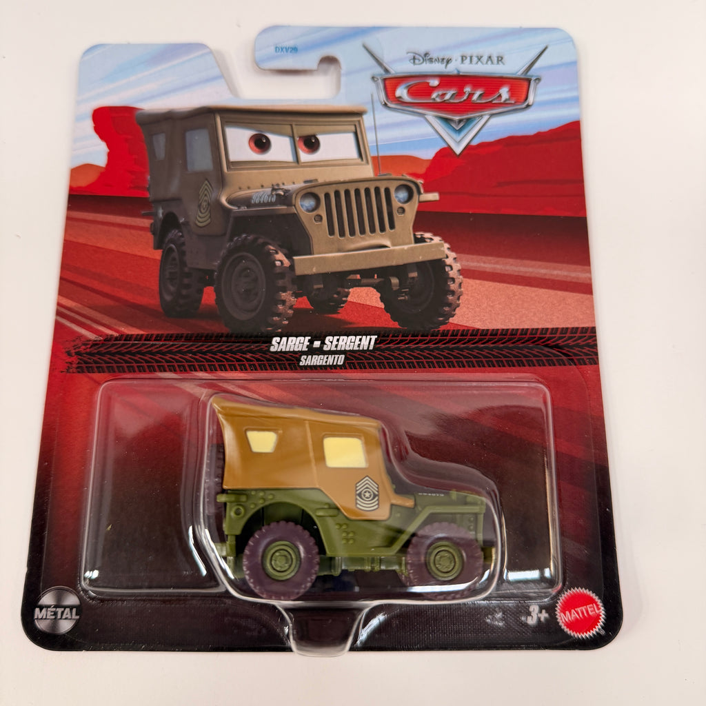 Disney Cars Die Cast Sarge – In Demand Toys