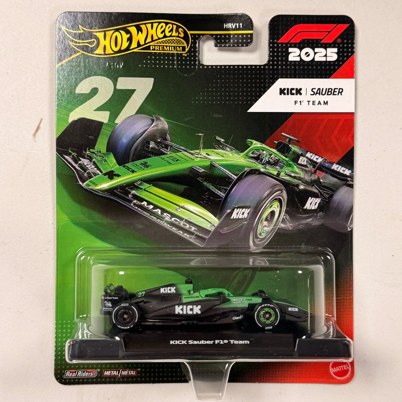 Hot Wheels Premium Formula 1 2025 Kick Sauber F1 Team #27 (MAXIMUM 1 PER CUSTOMER)