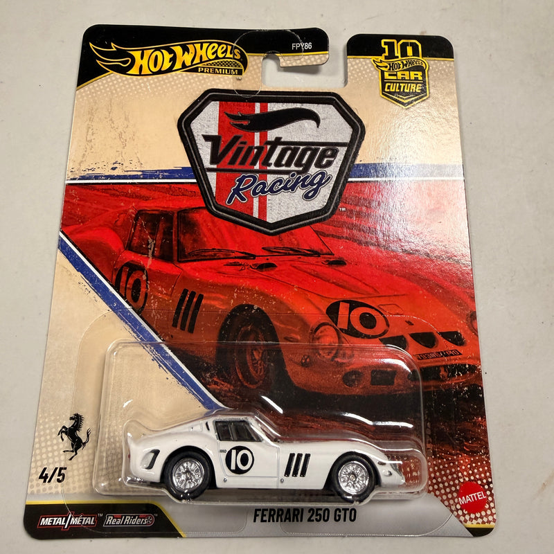 Hot Wheels Premium Car Culture Vintage Racing Ferrari 250 GTO